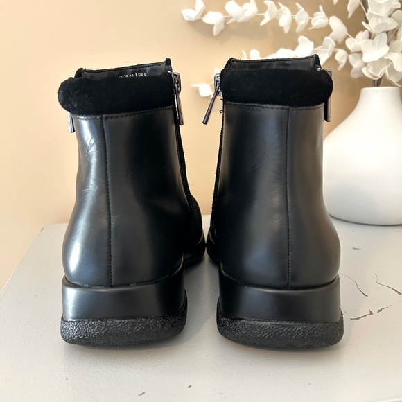 DREW Shoe Kool Casual Boot  Double Zipper Black Suede/Leather Size 7.5W - Picture 5 of 15